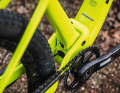 Trek Supercaliber 9.9 XX1: Der Hinterbau ist einteilig, und die Verbindung der Kettenstreben liegt vor dem Sitzrohr, was Reifenfreiheit schafft.