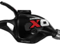 Neue, schlanke Gehäuse prägen die Optik der neuen SRAM X0 Schalthebel für 2014. Lenker-Halterungen sind im Lieferumfang enthalten.