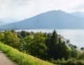 Kitschig ja, aber halt auch schön: Wenn der Tegernsee aufblitzt, bleibt man einfach kurz stehen.