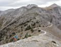 20 mal 30 Kilometer groß ist das Olymp-Massiv. Der einzige Gipfel, den man mit dem Bike erreichen kann ist der 2911 Meter hohe Skolio.