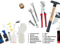 Dieses Werkzeug brauchen Sie: 1. Leitungs-Cutter, 2. Spritze, 3. Klemmbacken, 4. Bleeding-Block, 5. Auffangbehälter, 6. Einmal-Handschuhe, 7. Ölbehälter, 8.  Olive, 9. Pin, 10. 7/8er-Maulschlüssel, 11. Rohrzange, 12. Schlosserhammer, 13. Inbus-Schlüssel, 14. Mineralöl