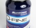 Das Anspruchsvolle (D-FINE)
D-Fine: Ein Name wie eingeölte Muskelberge, auf denen sich Adern wie Elektrokabel abzeichnen. Protein-Spezialist Multipower setzt auf hochwertige Inhaltsstoffe und null Kohlenhydrate – ideal zum Abspecken. Für alle, die noch paar Euro mehr locker haben. 700g, 37,90 Euro www.multipower.de