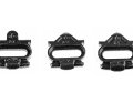 HT Components bietet wie Crankbrothers drei verschiedene Cleats an. Somit lässt sich zusätzlich zur Auslösehärte der Auslösewinkel wählen. Zur Auswahl stehen Cleats mit 0,4- oder 8-Grad-Winkel.