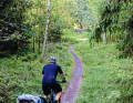 Angenehme Trails im Grünen