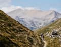 Nur noch wenige Meter, und der Höhepunkt ist erreicht. Doch nach dem Passo Trela folgt ein weiteres Highlight in Form des kilometerlangen Flowtrails bis nach Livigno.