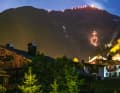 Sonnwendfeuer im Villgratental. Jedes Jahr im Juni ein beeindruckendes Erlebnis.