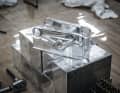 CNC Teile wie die Wippe oder die Ausfall­enden stammen von der Firma Evo Cut in Rosenheim.