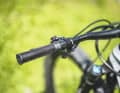 Die Bedieneinheit Ridecontrol Ergo3 schmiegt sich sehr dezent an den Griff, das macht das Cockpit super aufgeräumt. Die Bedienung der drei Knöpfe klappt nach kurzer Eingewöhnung intuitiv und sicher.