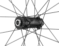 Runde Straightpull-Speichen sitzen an den flachen Nabenflanschen, 24 vorne und 28 am Hinterrad.