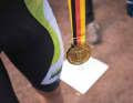 Da ist das Ding! Platz 1 bei der Deutschen Meisterschaft für Dennis.