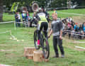 Beim Trial holte sie sich den 7. Platz.