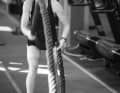 Anne Terpstra beim Krafttraining.