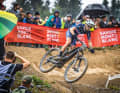Auf Erfolgskurs: Seriensieger und Weltmeister Jérôme Gilloux  gewinnt 2022 fast jedes E-MTB-Rennen.