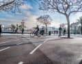 Fahrradstadt Barcelona: Getrennt vom Stadtverkehr können Radfahrer die Stadt genießen.