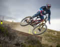 Schneller Franzose: Superstar Amaury Pierron mit seinem Commencal Supreme DH V5 in Action. Bei der WM in Andorra (Foto) schaffte es Amaury allerdings nur auf Platz 5.
