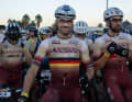 Andreas Seewald (mittig) und Marc Stutzmann (re.) wollen heute auf der 5. Etappe der Cape Epic wieder angreifen.