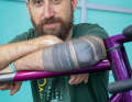 Laurent Beurriand baut unter der Marke Avalanche mit seiner Partnerin aufwendige Unikate wie dieses Race-Gravelbike.