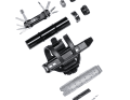 Am BC18 findet sich eigentlich alles, was man für eine Reparatur unterwegs benötigt. Sogar ein Tubeless-Tool ist mit an Bord