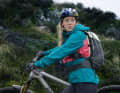Rachel mit der kompakten 8-Liter-Variante.