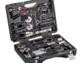 Im Rose All2gether Pro Bike Werkzeugkoffer sind auch solche Werkzeuge enthalten, die man nicht überall findet: Demontagewerkzeug für Shimano Pressfit BB86/92 sowie BB30 Lagerschalen, ein Montagewerkzeug mit Gewindestange und Presskloben für Shimano/Sram Pressfit sowie einen 1/4’’-Drehmomentschlüssel für 2-24 Nm.