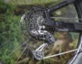 Shimanos elektrische XT Di2 schaltet auf Wunsch vollautomatisch, angepasst an eine gewünschte Trittfrequenz. Außerdem wird Schalten im Rollen ohne Kurbelbewegung möglich. Dafür setzt Centurion auf Kette und Kassette mit Shimanos Linkglide-Technologie. Nur 11 Gänge und etwas schwerer – aber dafür langlebiger und robuster.