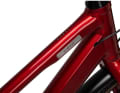 5 LEDs im Oberrohr verraten Akkustand und Unterstützungsstufe. Sonst kaschiert das neue Coboc Merano TPZ seine Existenz als E-Bike dezent. Eingeschaltet wird das Rad über einen Bedienknopf auf der Unterseite des Oberrohrs.