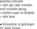 ... und des Fahrverhaltens.