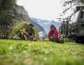 Auch in den Wintermonaten haben die meisten Campingplätze und Pensionen in den Seealpen geöffnet.