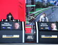 Merle Brunée (rechts) vertrat Deutschland bei der E-Cycling Weltmeisterschaft und fuhr im Finale auf Platz sechs.
