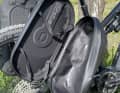 Innen ist viel Platz - leider ging zu Anfang der Zipper sehr schwer. Babypuder half.