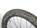 Der Bontrager SE5 am Hinterrad geizte mit Grip und ließ wenig Kontrolle aufkommen.