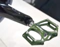 Wellgo zeigt ein abnehmbares MTB-Pedal mit einem simplen Mechanismus.