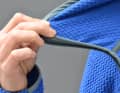 Die Zickzack-Struktur: Innen und außen. Sie sorgt maßgeblich für das Wohlfühl-Klima in dem Midlayer.