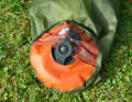 Der Packsack kann als Pumpsack fungieren.