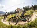 Berms und Kurvenwechsel im Bikepark? Hier fühlt sich das Sam² erstaunlich lebendig an. Die Kurvenlage ist 1A. Aber wehe der Trail wird eng und langsam...!