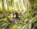 Entspannt über den Trail cruisen: Die angenehme Fahrposition und das fluffige Fahrwerk geben viel Kontrolle und Sicherheit.