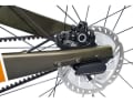 Der vermeintliche Singlespeeder wird per Classified-Nabe in der Hinterradnabe geschaltet.