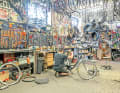 In der Werkstatt von Buddha Bikes ­erhalten Räder ein zweites Leben.