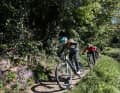 Flow bergauf wie bergab beim Emtb Trailcamp am Kalterer See.