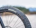 FLOP: Breite Reifen sorgen für Komfort. Doch die 2,6-Zoll-Pneus am Scott fahren sich bei sportlicher Fahrweise schwammig. Das Dissector-Profil bietet am Vorderrad außerdem recht wenig Nass-Grip. Das beschneidet das Abfahrtspotenzial des Patron eRide.  