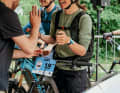 Spaß ist Programm bei der Bosch eMTB-Challenge in Riva am Gardasee.