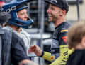 Fabien Barel (rechts) sieht im E-Racing eine große Zukunft.