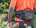 Einen Rucksack brauche ich nur noch selten. In das Ergon BA Hip Pack passt das Nötigste für die meisten Touren