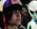 1 Filmszene aus „New World Disorder 8“ – der Film machte Andreu zum Star im Freeriding.