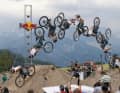 2 Zwei Mal rum: Doppel-Backflip beim 26trix in Leogang. Andreu zählte lange zu den Supertrixern der Szene.