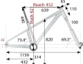 Die Geoemtrie-Daten des Bulls Copperhead 3 29 in Größe L.