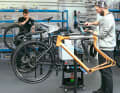 Auffällige Rahmenform, auffällige Farben: Urwahn steht für Komfort und Lifestyle. Die Urwahn-Bikes werden direkt in der Zentrale in Magdeburg montiert.