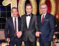 Geballte Moderatoren-Power: Markus Lanz, Kai Pflaume und Günther Jauch.