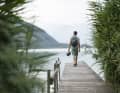 Der Kalterersee ist auch immer einen Trail-Tourenstopp wert.