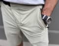 Auch hier: RV-Taschen auf beiden Seiten. Viel darf man nicht reinstecken, denn der Schnitt der Shorts ist enger als die der Konkurrenz.